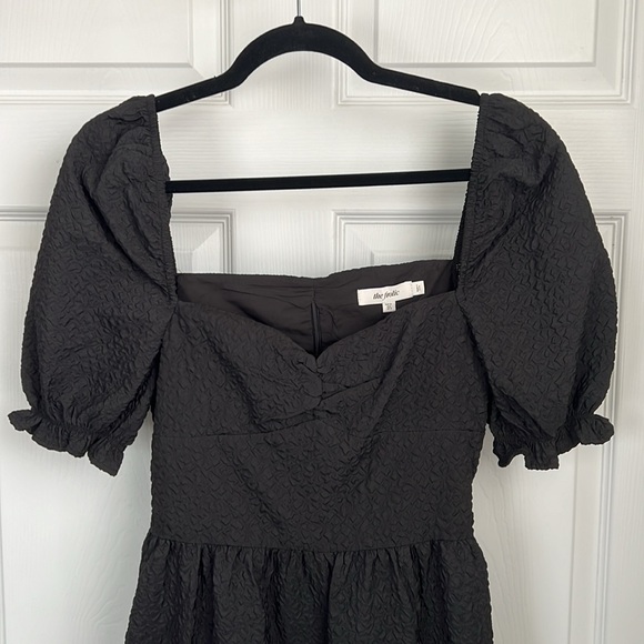 The Frolic Long Black Dress - Picture 3 of 5